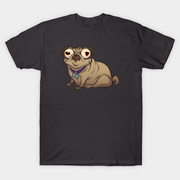 Anteater-Pug T-Shirt by BeezleBubRoss